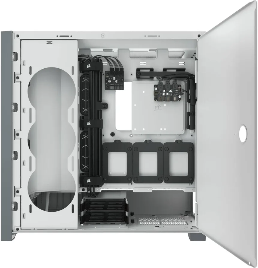Corsair iCUE 5000X RGB ATX White - vue 4