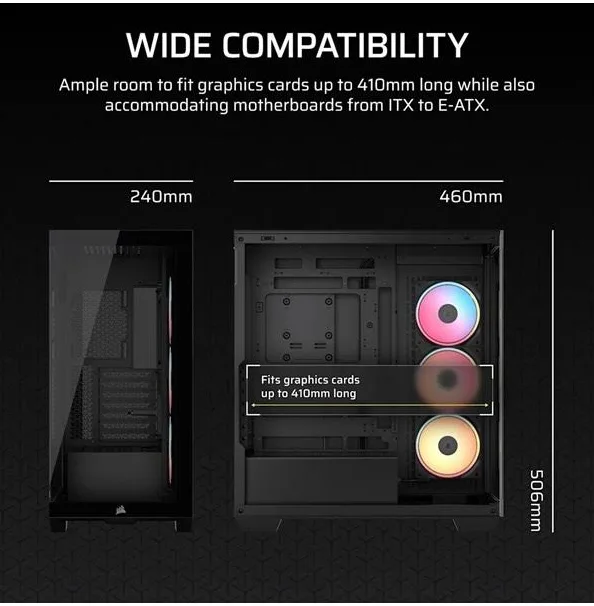 Corsair 3500X LX-R ATX RGB - vue 5