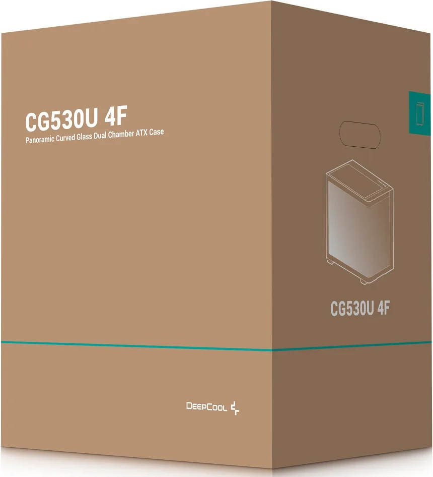 DeepCool CG530U ATX RGB - vue 3