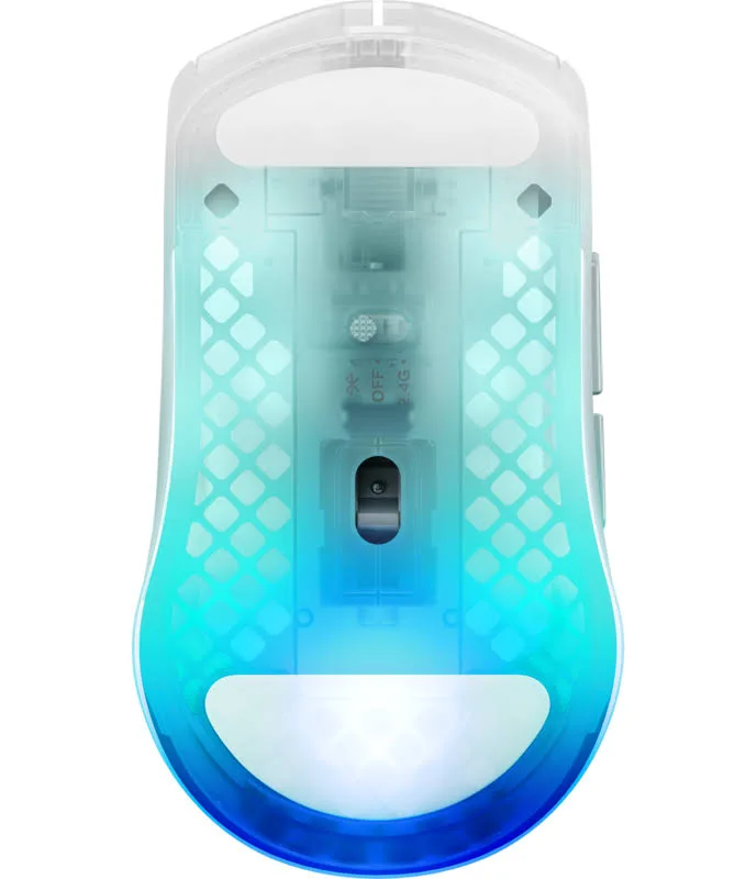 SteelSeries Aerox 3 Wireless Gen 2 Transparent - vue 1