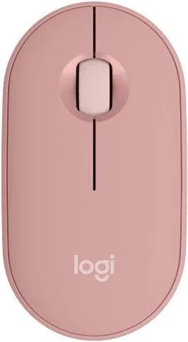 Logitech Pebble Mouse 2 M350s Rose - vue 1