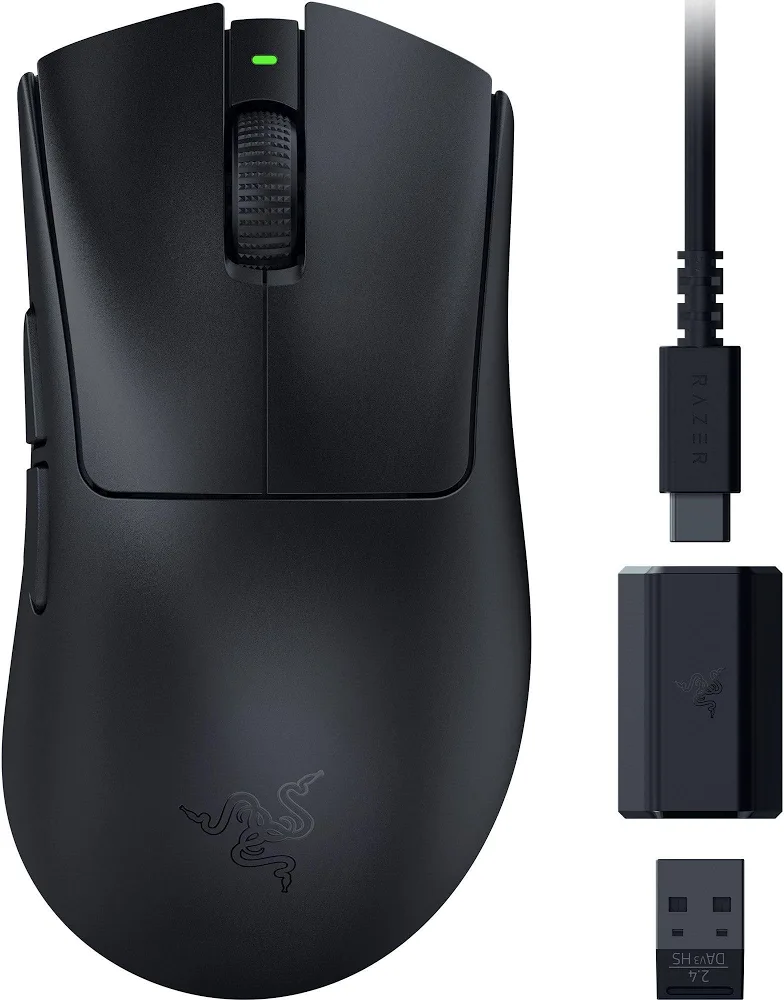 Razer DeathAdder V3 HyperSpeed Noir - vue 1