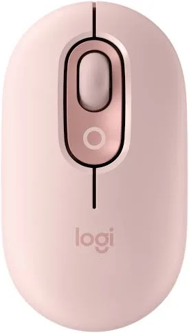 Logitech Pop Mouse Rose - vue 1