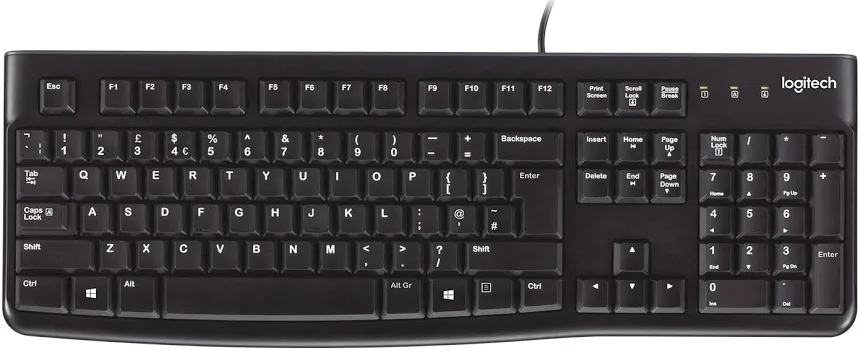Logitech K120 Noir - vue 1