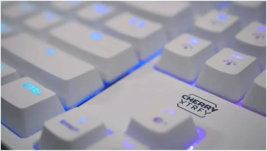 CHERRY XTRFY K4V2 RGB TKL Blanc - vue 4