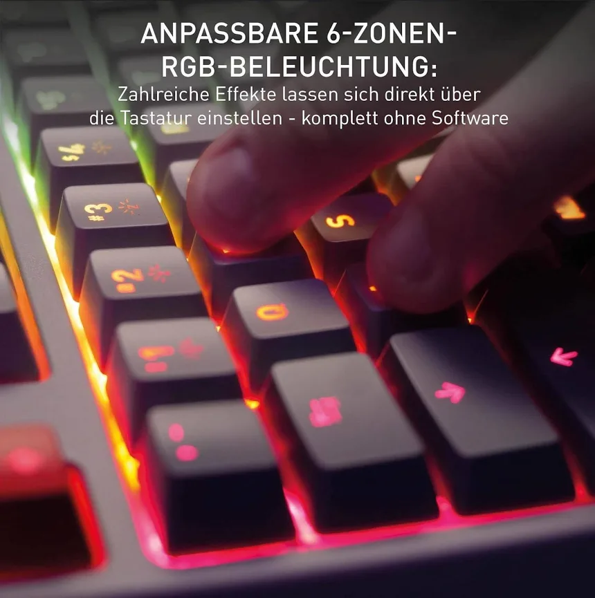 CHERRY XTRFY K4V2 RGB TKL Retro Edition Gris - vue 5