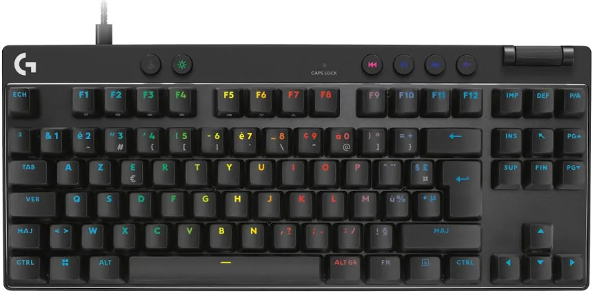 Logitech G Pro X TKL Noir - vue 1