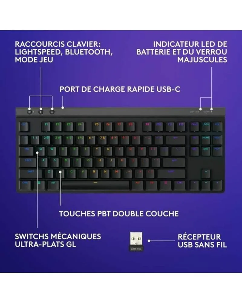 Logitech G G515 Noir - vue 5