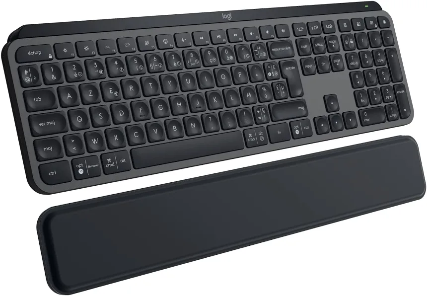 Logitech MX Keys S Plus Noir - vue 1