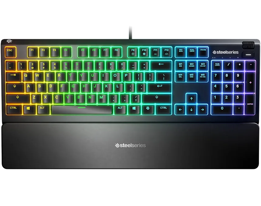 SteelSeries Apex 3 TKL Noir - vue 1