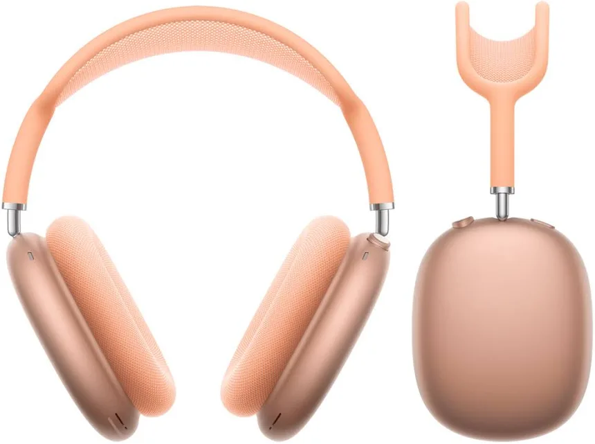 Apple AirPods Max Orange ​​​​​​​ Noir - vue 1