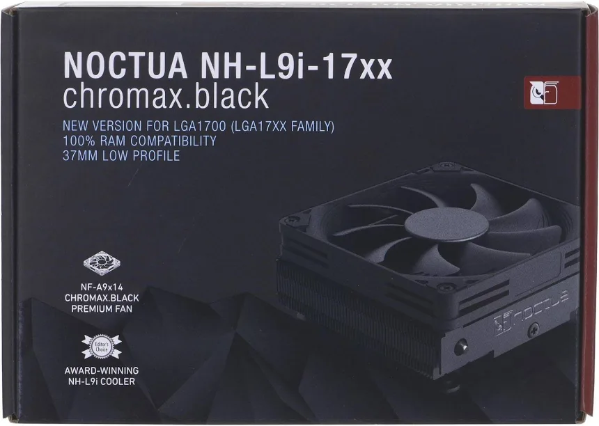 Noctua NH-L9i-17xx Chromax Black - vue 4