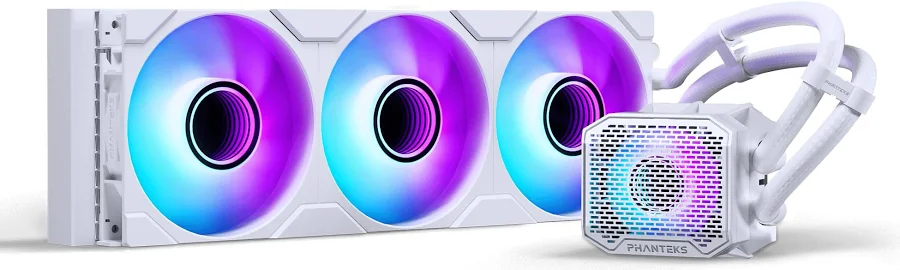 Phanteks Glacier One 360M25 Gen2 360mm Blanc - vue 5