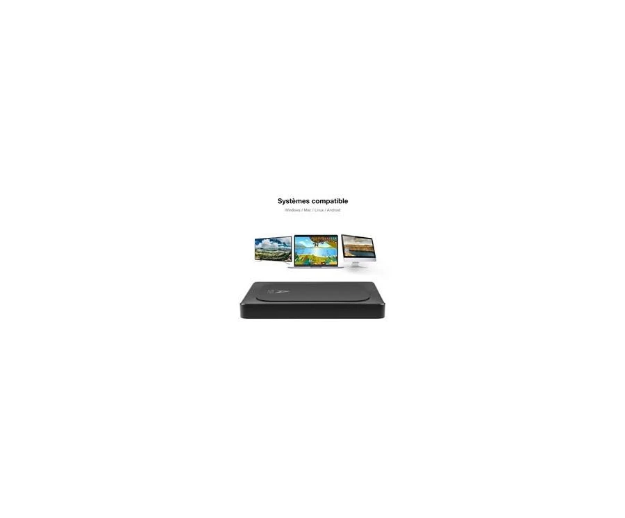 Disque dur externe Aiolo Innovation A4 500 Go Noir - vue 4