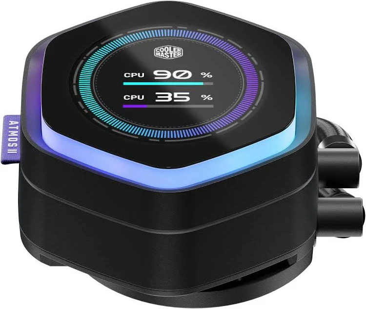 Cooler Master MasterLiquid 240 Atmos II LCD ARGB Noir - vue 2
