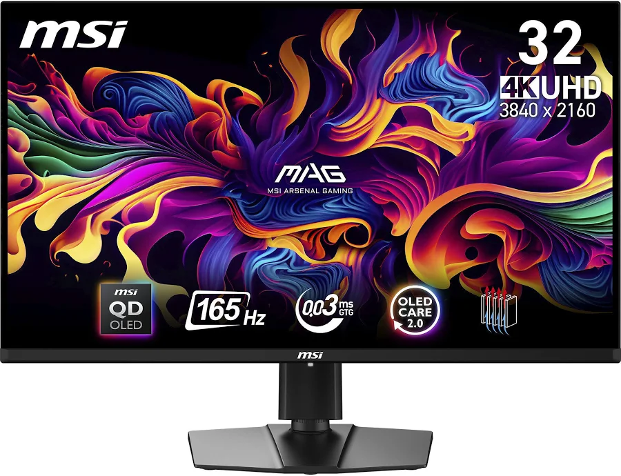 MSI MAG 321UPDE 31.5 pouces OLED - vue 3