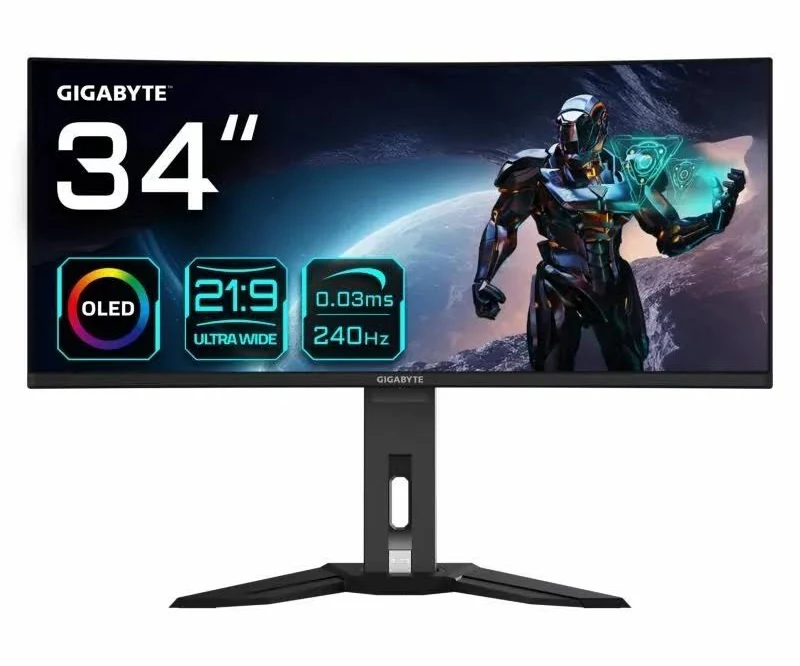 GIGABYTE 34 pouces CURVE OLED UWQHD 240Hz - vue 1