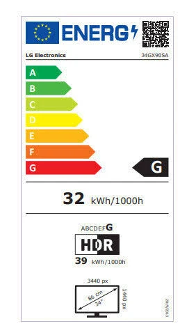 LG UltraGear OLED 34GX90SA-W 34 pouces - vue 5