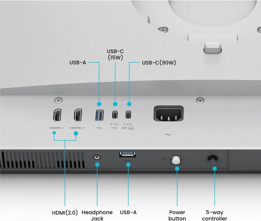 BenQ MA270U 27 pouces 4K UHD - vue 3