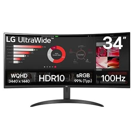 LG UltraWide 34WR50QK-B 34 pouces - vue 1