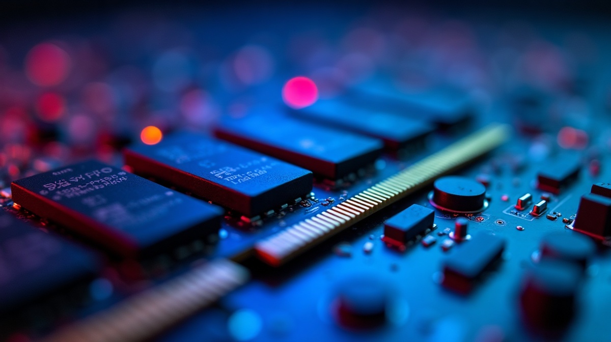Contacts dores SO-DIMM DDR5 macro - connecteur memoire laptop 262 broches