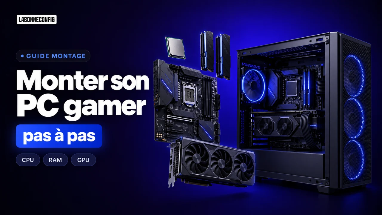 Monter son PC gamer pas à pas : composants et boîtier dans le style LaBonneConfig