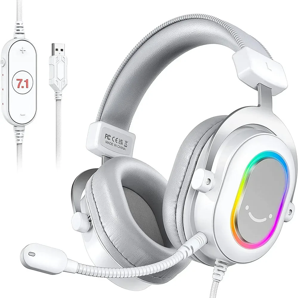 FIFINE AmpliGame H6 Casque Gaming USB 7.1 RGB