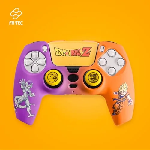 Accessoire pour manette - FRTEC - DBZ Goku et Freezer - Coque rigide - Grips - Protection PS5 - vue 2