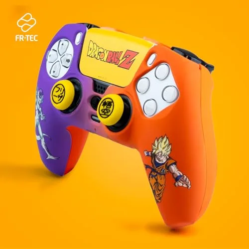 Accessoire pour manette - FRTEC - DBZ Goku et Freezer - Coque rigide - Grips - Protection PS5 - vue 4