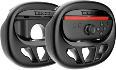 AKUMA Pack 2 Volants Racing Cyber R01 Switch2 Noir