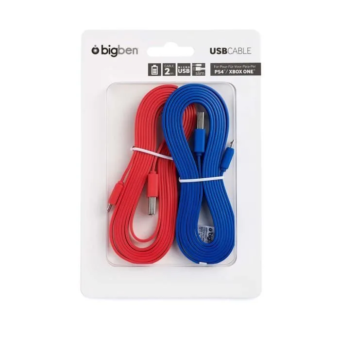 BigBen Câble USB multi-plateforme lot de 2 200 cm