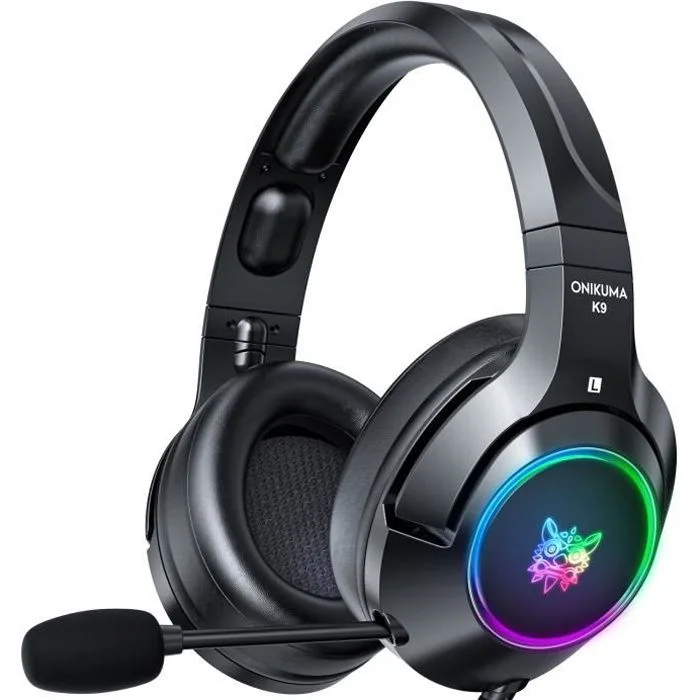 ONIKUMA K9 Cat Elf RGB Casque Gaming Filaire USB 3.5mm