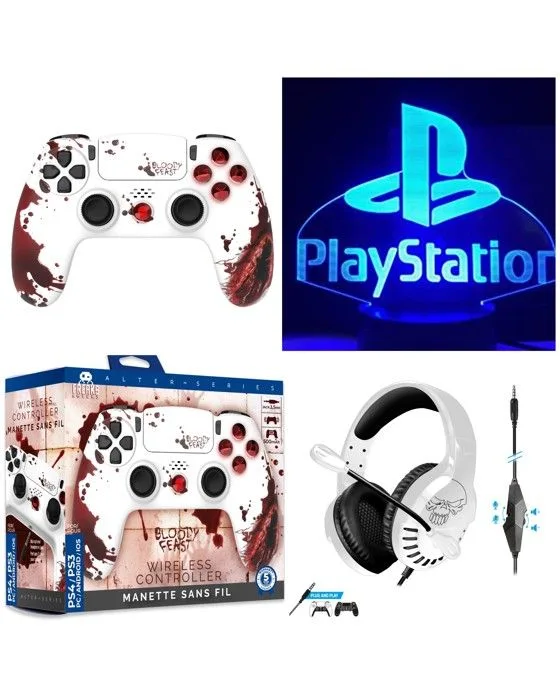 Spirit of Gamer PRO-H3 Casque Gaming PS4 Stéréo Micro Flexible