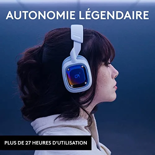 Casque gamer - Sans fil - Logitech G - A30 - PS5 PS4 PC MAC Mobile - Blanc - vue 6