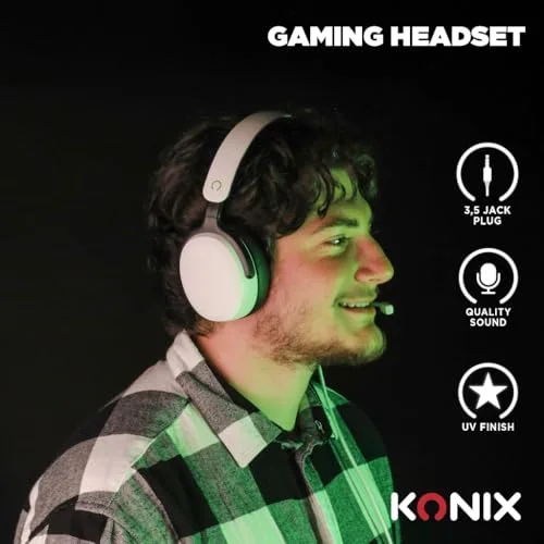 Casque gaming circum-aural filaire - KONIX - Nexus Xbox Series XS - Haut-parleurs 40 mm - Microphone - Jack 3.5 mm - vue 2