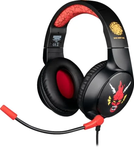 Konix Casque Gaming Stranger Things filaire 1,5 m