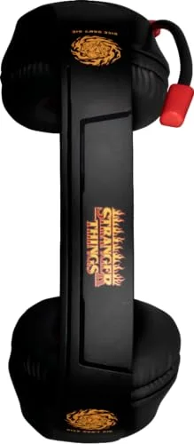 Casque gaming circum-aural - Filaire - Konix - Stranger Things - PC PS5 Switch 2 et Xbox - Microphone - Câble 15 m - vue 3
