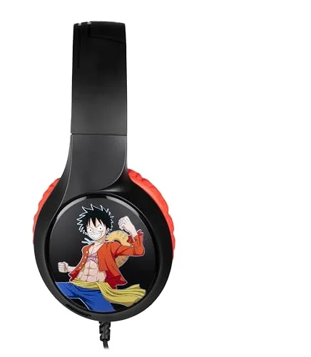 Casque gaming filaire - KONIX - One Piece - PC PS4 PS5 Switch et Xbox - Microphone - Câble 15 m - Prise Jack 35 mm - vue 2