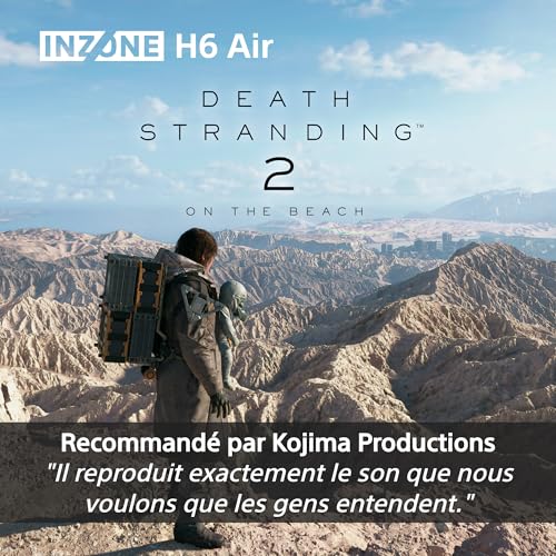 Casque gaming Sony Inzone H6 Air filaire ouvert - vue 4