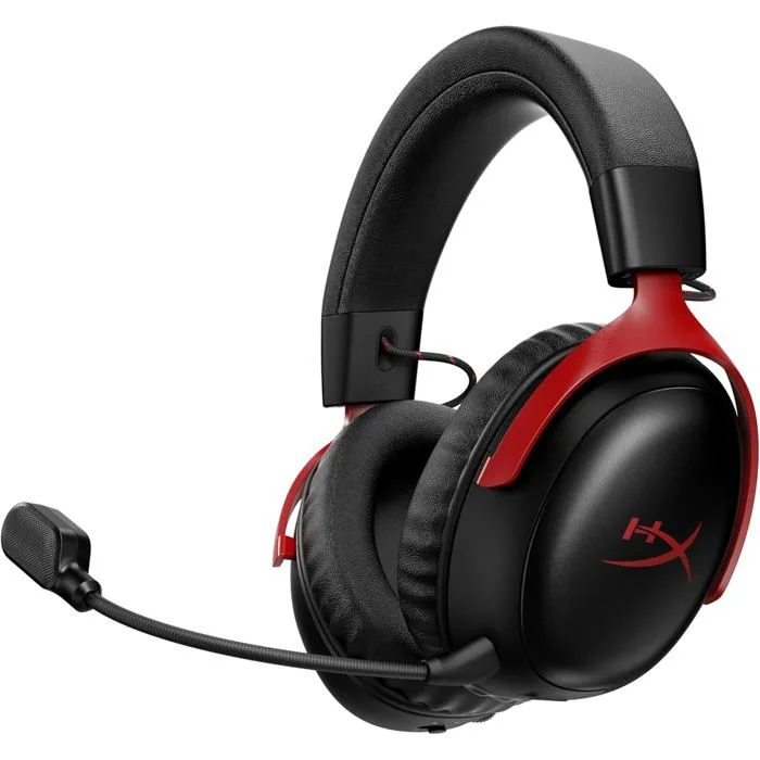 HyperX Cloud III S Wireless Casque Gaming Sans Fil 200h Bluetooth