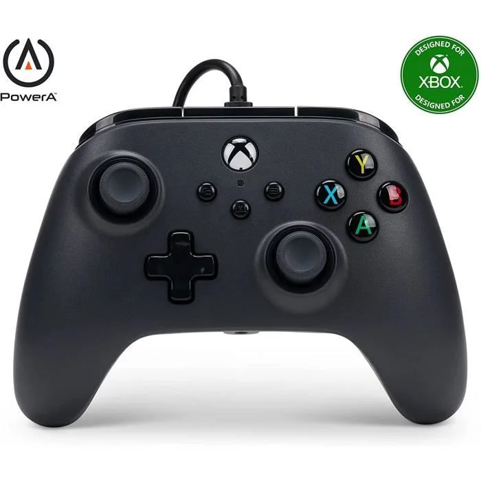 PowerA Manette filaire Xbox One et Xbox Series X Noir