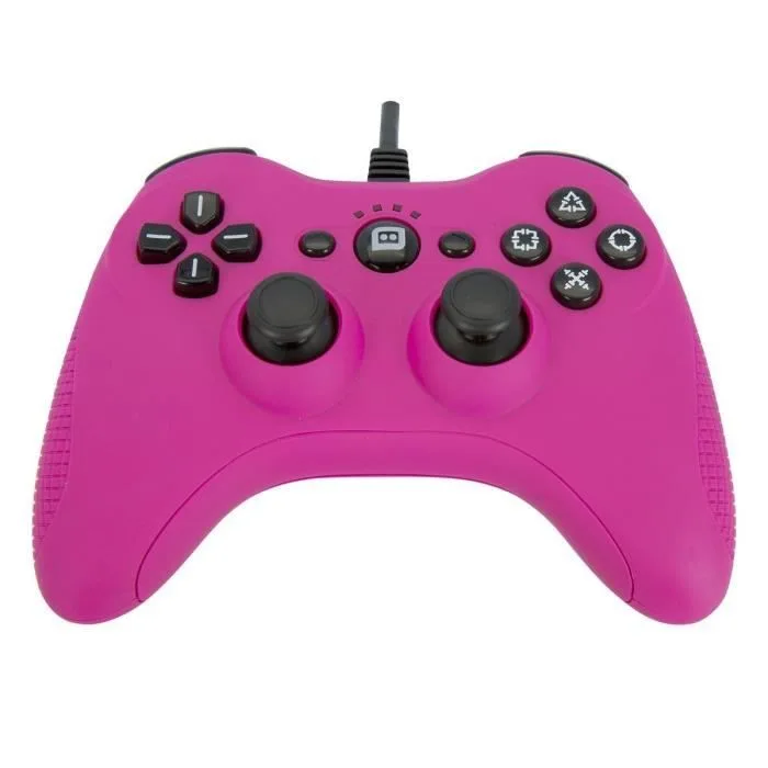 Konix manette filaire PS3/PC rose