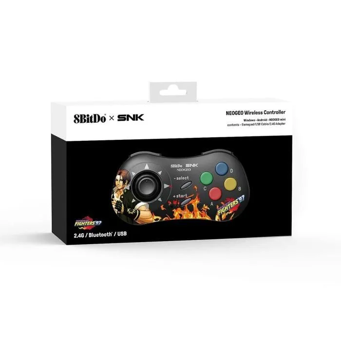 8Bitdo Manette SNK Neo Geo Wireless Edition Kyo Kusanagi