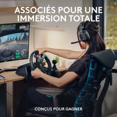 Logitech G29 Driving Force + Astro A10 Gen 2 - vue 1