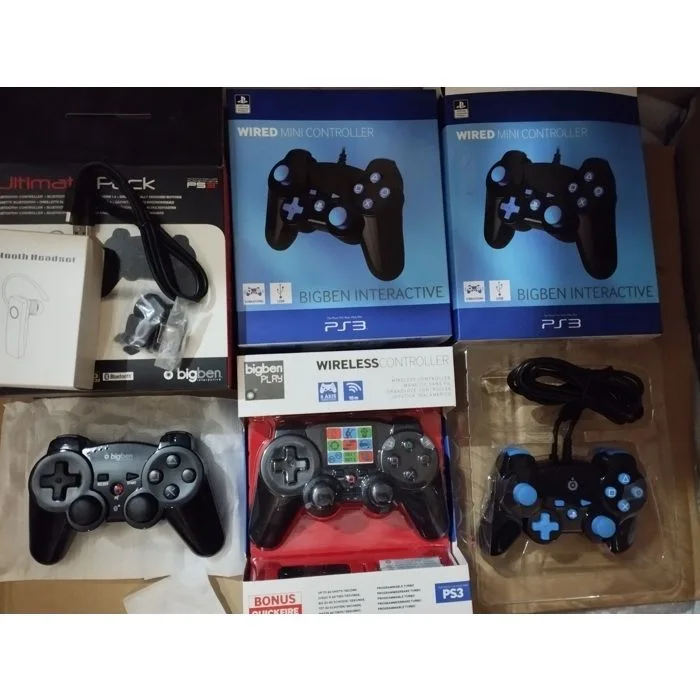 Bigben QuickFire PS3 Pack 4 manettes turbo et filaires