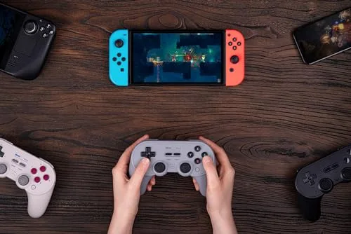 Manette 8BitDo Pro 2 Hall Effect Blanc - vue 2