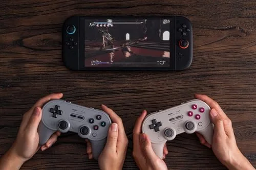 Manette 8BitDo Pro 3 Bluetooth Violet - vue 6