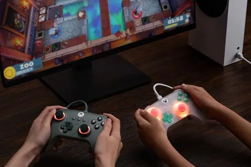 Manette 8BitDo Ultimate Mini Wired Xbox Pad Clear White - vue 9