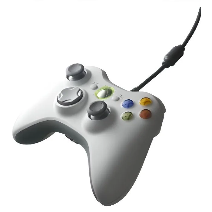 Microsoft Manette filaire Xbox 360 blanche