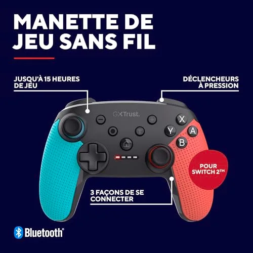 Manette Bluetooth Trust pour Nintendo Switch - vue 2